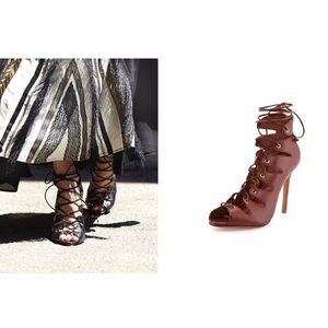 Free People Slate Lace Up Heels by SCHUTZ